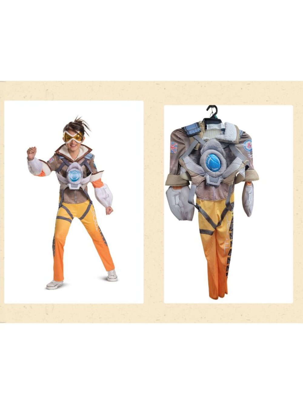 Overwatch Tracer Deluxe Child Halloween Costume Medium